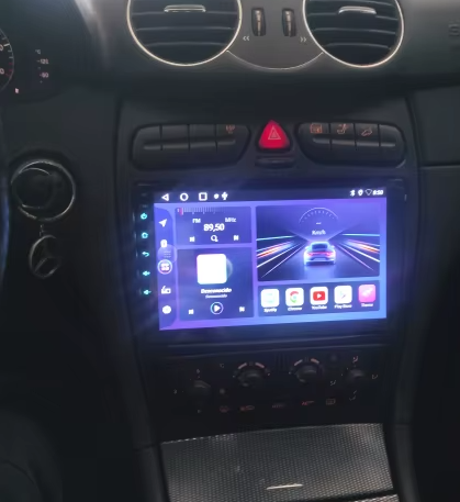 Sistema Rádio Android Mercedes W203 W168 C G W463 C200 C320 C350 CLK W209