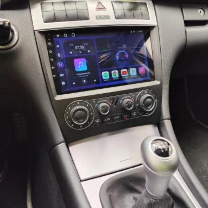 Sistema Rádio Android Mercedes Benz C Classe W203 2005 2006 2007 2008 2009