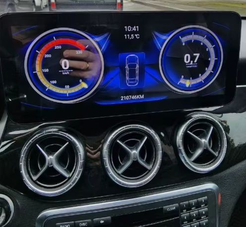 Sistema Rádio Android Mercedes CLA C117 X117 X156 W176 2013 2014 2015 2016 2017 2018 2019