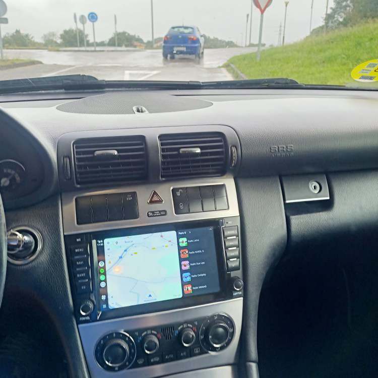 Sistema Rádio Android Mercedes Benz C Classe W203 2004 2005 2006 2007