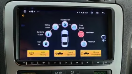 Sistema Rádio Android Volkswagen Golf 2000 - 2020