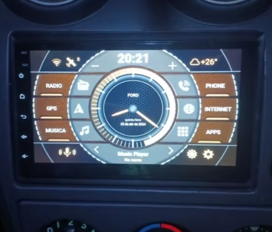 Sistema Rádio Android Universal 2 DIN