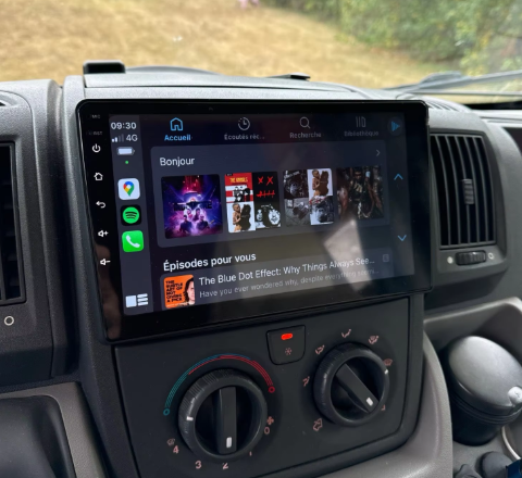 Sistema Rádio Android Fiat Ducato 3 Citroen Jumper 2 Peugeot Boxer 2