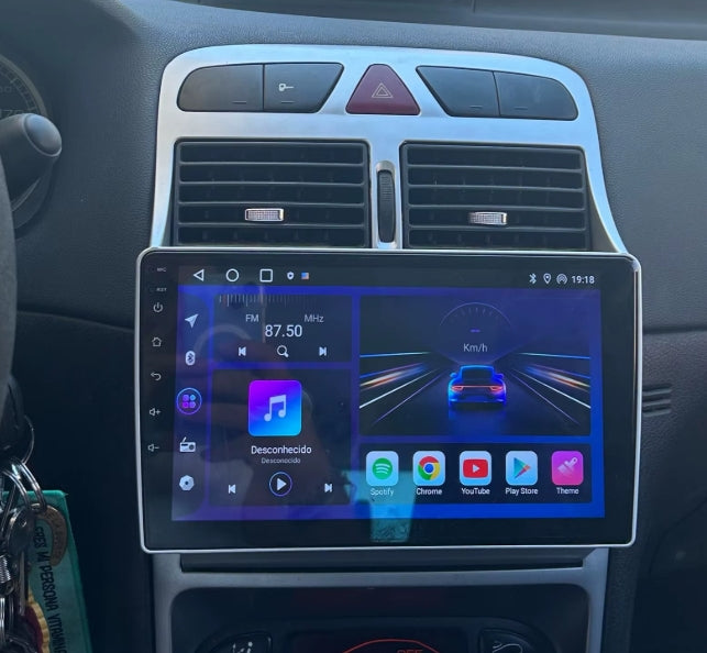 Sistema Rádio Android Peugeot 307 307CC 307SW 2002 2003 2004 2005 2006 2007 2008 2009 2010 2011 2012 2013