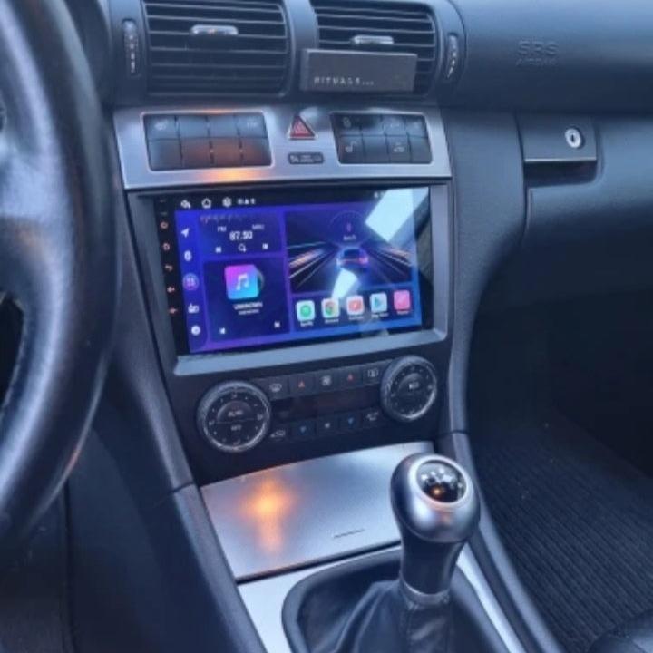 Sistema Rádio Android Mercedes Benz C Classe W203 2005 2006 2007 2008 2009