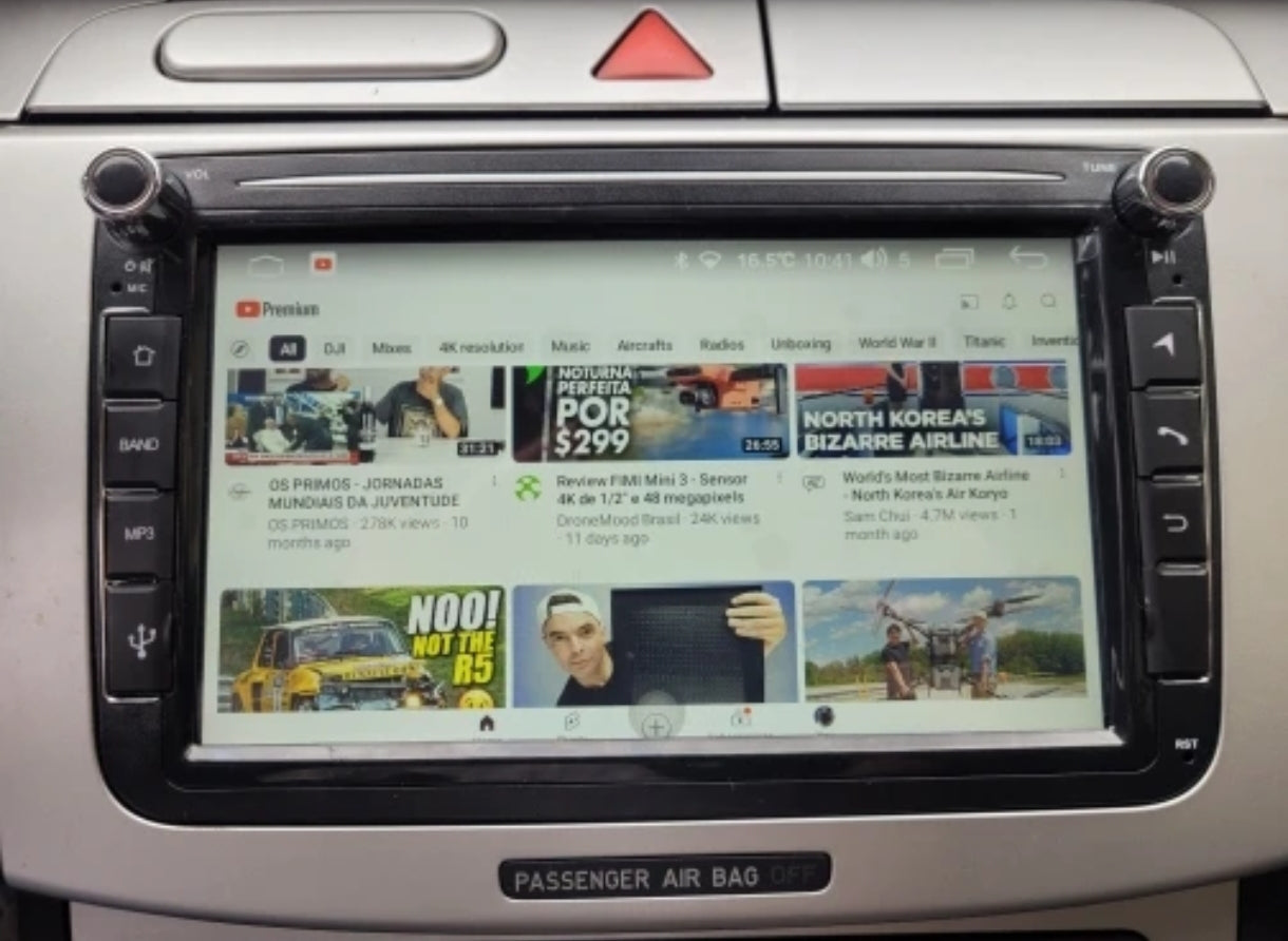 Sistema Rádio Android Volkswagen VW Jetta 6 2011-2018