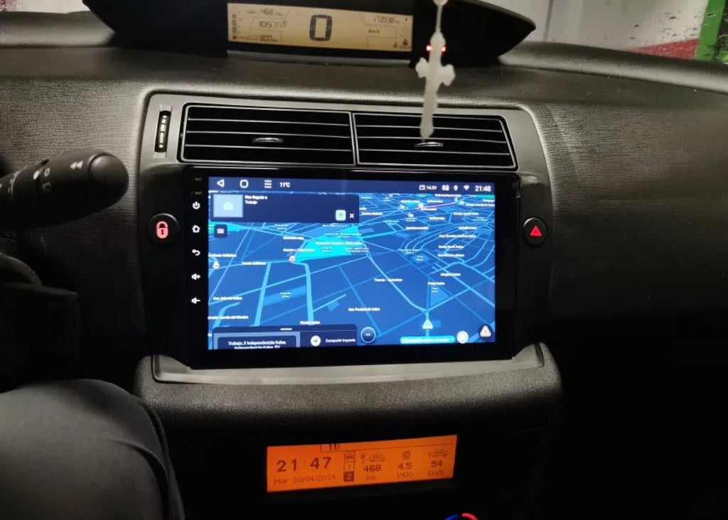 Sistema Rádio Android Citroen C4 C-Quatre C-Quatro C-Triomphe 2004 2005 2006 2007 2008 2009