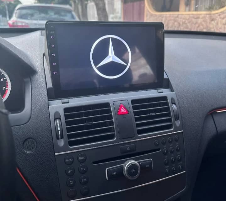 Sistema Rádio Android Mercedes Benz Class-C W204 S204 2007 2008 2009 2010