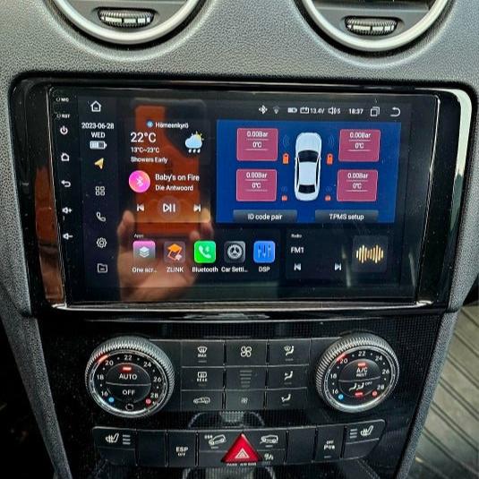 Sistema Rádio Android Mercedes Benz ML 320 ML 350 W164 2005 2006 2007 2008 2009 2010 2011 2012