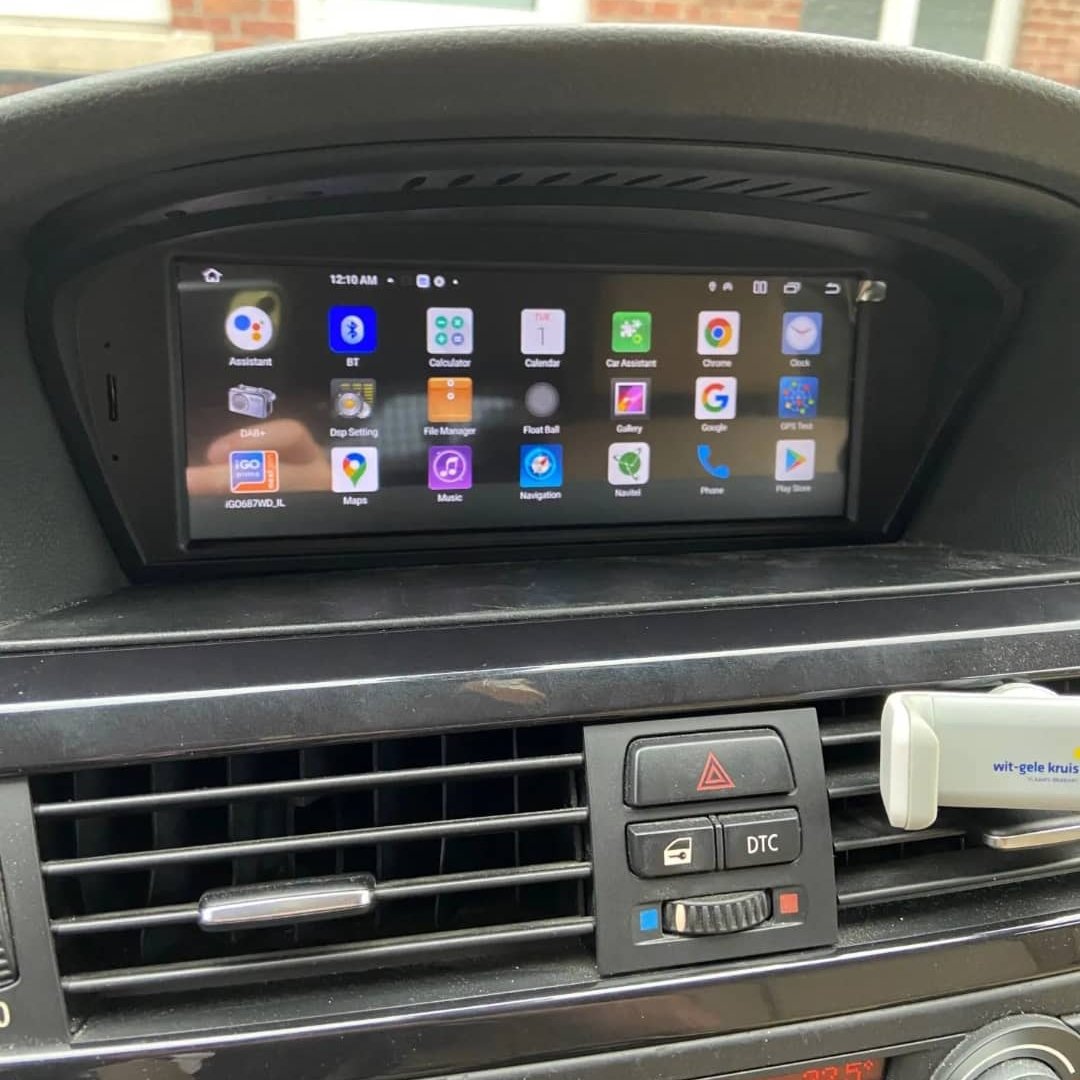 Sistema Rádio Android BMW Serie 5/3 E60 E61 E62 E63 E90 E91