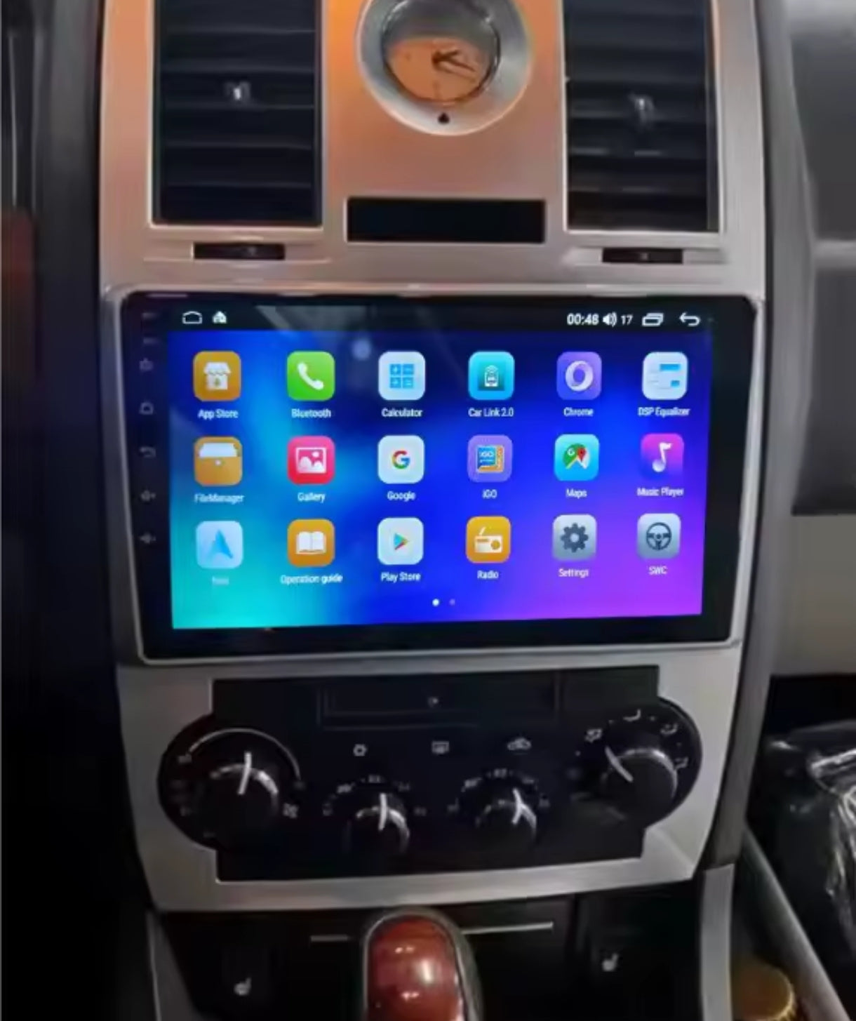 Sistema Rádio Android Chrysler 300 300C 2004 2005 2006 2007 2008 2009 2010 2011